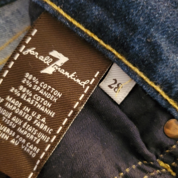7 FAM Distressed Skinny Jeans - Picture 4 of 7